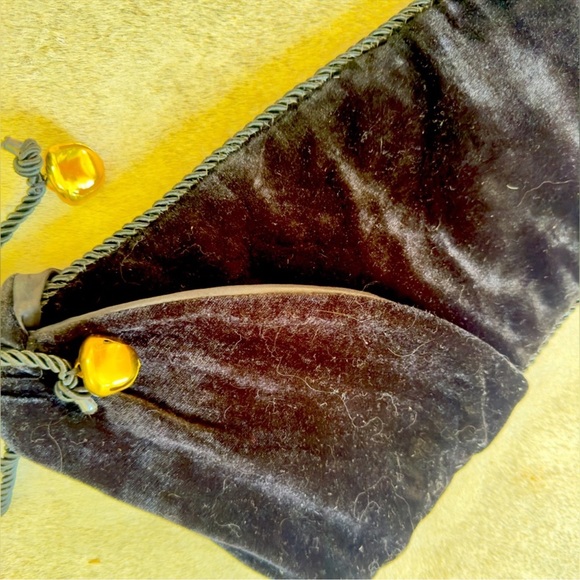 Shabby Cottage Christmas Stocking Leopard & Black Velvet Jingle Bells Paris Chic - Picture 11 of 13